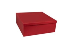 GIFT BOX RED 40x40x15cm